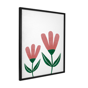 Quadro Decorativo Flores Vermelhas 2 | Rafa Harger - Meu Rodapé