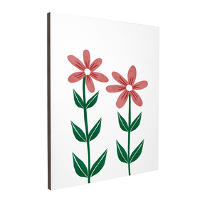 Quadro Decorativo Flores Vermelhas 3 | Rafa Harger - Meu Rodapé
