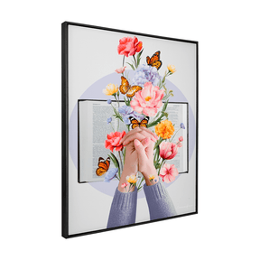 Quadro Decorativo Florescer de Deus | Larissa Grace - Meu Rodapé