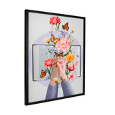 Quadro Decorativo Florescer de Deus | Larissa Grace - Meu Rodapé