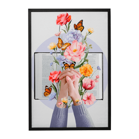Quadro Decorativo Florescer de Deus | Larissa Grace - Meu Rodapé