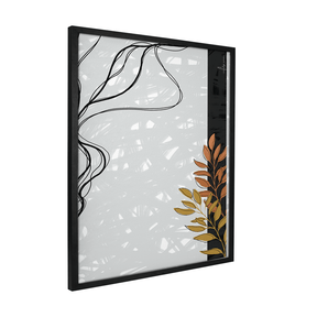Quadro Decorativo Florescer em Meio ao Caos | Felipe Miconi - Meu Rodapé
