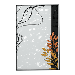 Quadro Decorativo Florescer em Meio ao Caos | Felipe Miconi - Meu Rodapé