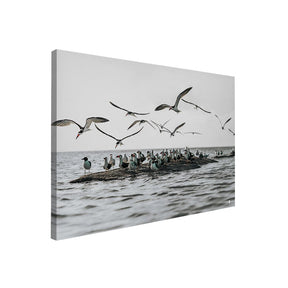 Quadro Decorativo Gaivotas | Patricia Schussel Gomes - Meu Rodapé