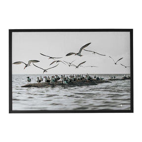 Quadro Decorativo Gaivotas | Patricia Schussel Gomes - Meu Rodapé