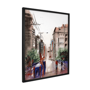 Quadro Decorativo Garoa em São Paulo | Rafael Pita - Meu Rodapé