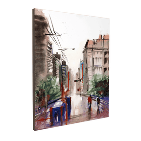 Quadro Decorativo Garoa em São Paulo | Rafael Pita - Meu Rodapé