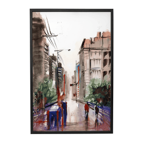 Quadro Decorativo Garoa em São Paulo | Rafael Pita - Meu Rodapé