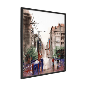 Quadro Decorativo Garoa em São Paulo | Rafael Pita - Meu Rodapé