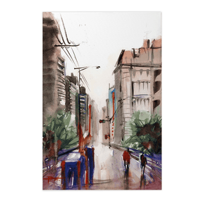 Quadro Decorativo Garoa em São Paulo | Rafael Pita - Meu Rodapé