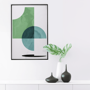 Quadro Decorativo Geométrico 1 | Ana Paula Rius - Meu Rodapé