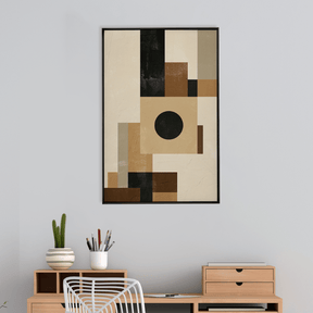 Quadro Decorativo Geométrico Minimalista 4 | Uillian Rius - Meu Rodapé