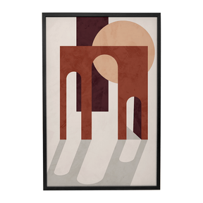 Quadro Decorativo Geométrico Minimalista 6 | Uillian Rius - Meu Rodapé