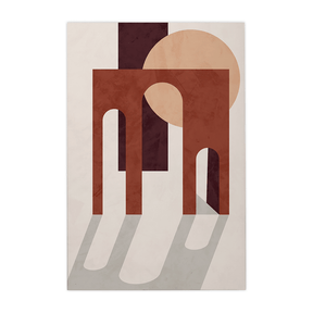 Quadro Decorativo Geométrico Minimalista 6 | Uillian Rius - Meu Rodapé