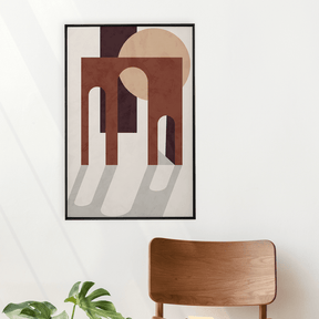 Quadro Decorativo Geométrico Minimalista 6 | Uillian Rius - Meu Rodapé