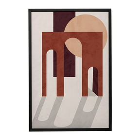 Quadro Decorativo Geométrico Minimalista 6 | Uillian Rius - Meu Rodapé