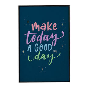 Quadro Decorativo Good Day | Nathalia Piovezan - Meu Rodapé
