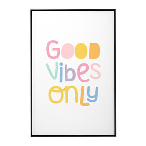 Quadro Decorativo Good Vibes | Aline Gomes Gonçalves - Meu Rodapé