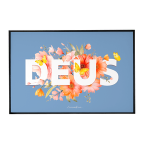Quadro Decorativo Grande Deus | Larissa Grace - Meu Rodapé