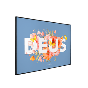 Quadro Decorativo Grande Deus | Larissa Grace - Meu Rodapé