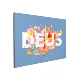 Quadro Decorativo Grande Deus | Larissa Grace - Meu Rodapé