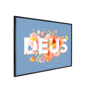 Quadro Decorativo Grande Deus | Larissa Grace - Meu Rodapé