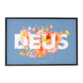 Quadro Decorativo Grande Deus | Larissa Grace - Meu Rodapé