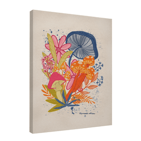 Quadro Decorativo Happy Mushrooms | Fernanda Adelino - Meu Rodapé