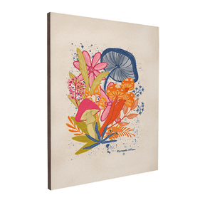 Quadro Decorativo Happy Mushrooms | Fernanda Adelino - Meu Rodapé