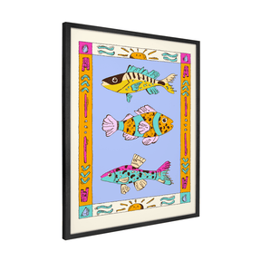 Quadro Decorativo Harmonia Aquática | Fernanda Schallen - Meu Rodapé