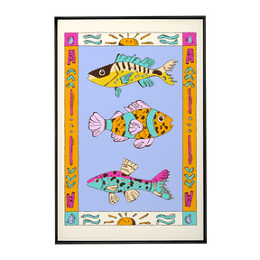 Quadro Decorativo Harmonia Aquática | Fernanda Schallen - Meu Rodapé