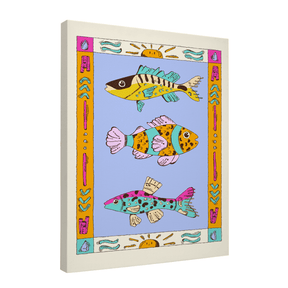 Quadro Decorativo Harmonia Aquática | Fernanda Schallen - Meu Rodapé