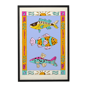 Quadro Decorativo Harmonia Aquática | Fernanda Schallen - Meu Rodapé