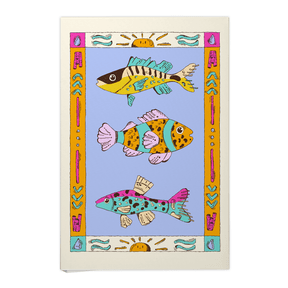 Quadro Decorativo Harmonia Aquática | Fernanda Schallen - Meu Rodapé