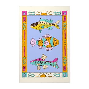 Quadro Decorativo Harmonia Aquática | Fernanda Schallen - Meu Rodapé