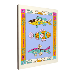 Quadro Decorativo Harmonia Aquática | Fernanda Schallen - Meu Rodapé