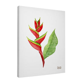 Quadro Decorativo Helicônia Bordado | Camila Pasinato - Meu Rodapé