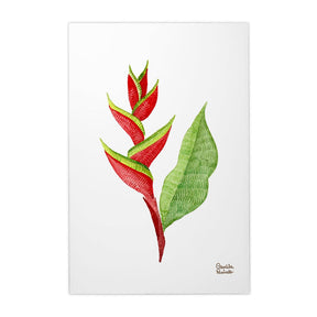 Quadro Decorativo Helicônia Bordado | Camila Pasinato - Meu Rodapé