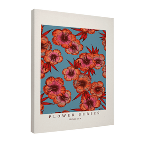Quadro Decorativo Hibiscus | Mayara Soares - Meu Rodapé