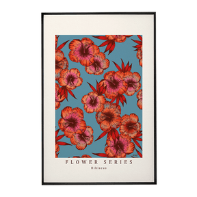 Quadro Decorativo Hibiscus | Mayara Soares - Meu Rodapé