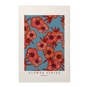 Quadro Decorativo Hibiscus | Mayara Soares - Meu Rodapé
