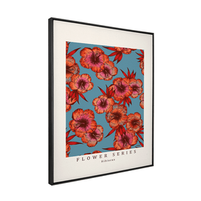 Quadro Decorativo Hibiscus | Mayara Soares - Meu Rodapé