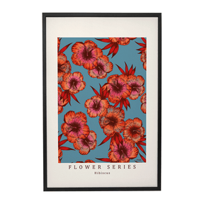 Quadro Decorativo Hibiscus | Mayara Soares - Meu Rodapé