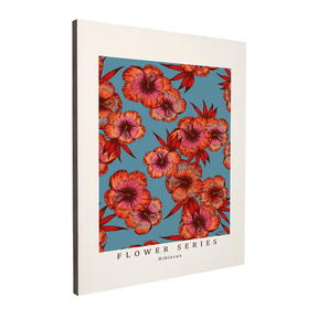 Quadro Decorativo Hibiscus | Mayara Soares - Meu Rodapé