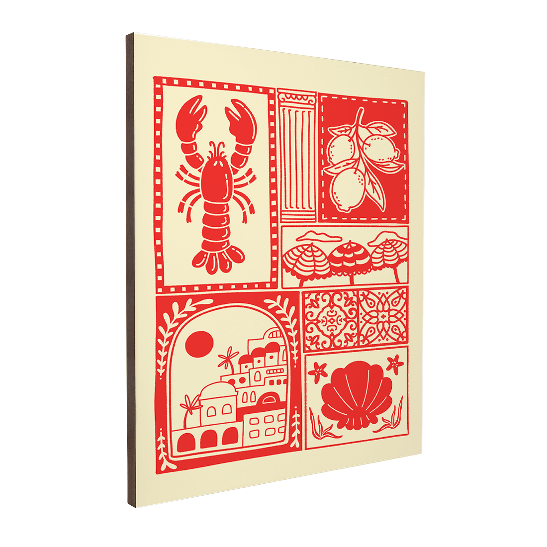Quadro Decorativo Ischia, Italia | Manoela Amora - Meu Rodapé