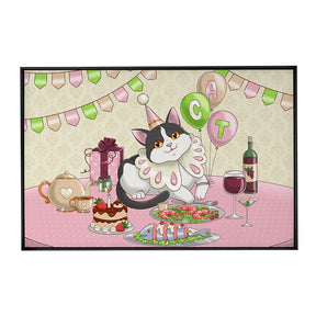 Quadro Decorativo Jantinha | Caroliitas - Meu Rodapé