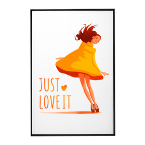 Quadro Decorativo Just Love | Diogo Ladeira - Meu Rodapé