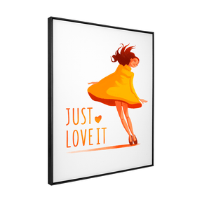 Quadro Decorativo Just Love | Diogo Ladeira - Meu Rodapé