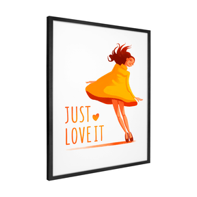 Quadro Decorativo Just Love | Diogo Ladeira - Meu Rodapé