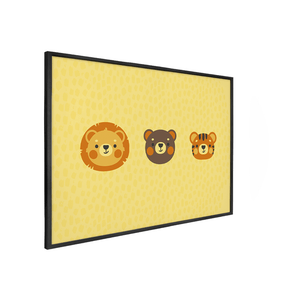 Quadro Decorativo Leão, Urso e Tigre | Luana Estela - Meu Rodapé